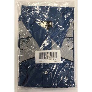 Men’s Blue Vintage High Noon Western Shirt XL 🤠